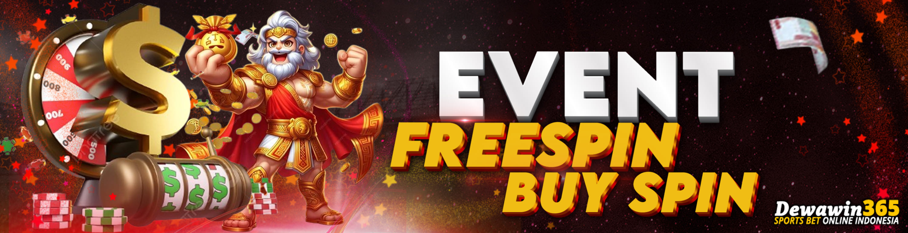 EVENT FREESPIN/BUYSPIN DEWAWIN365