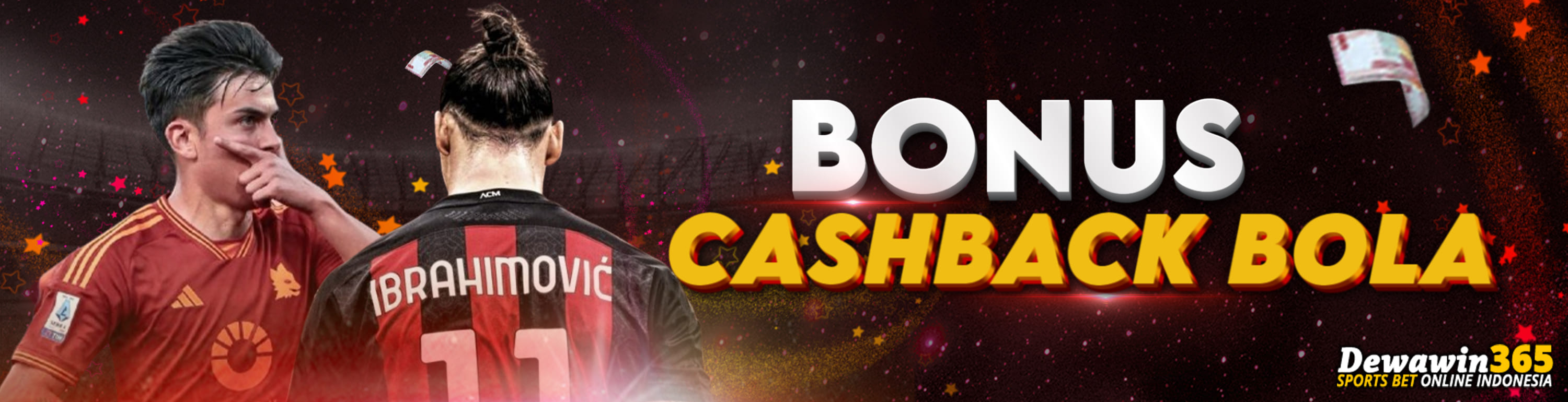 CASHBACK BOLA 15%